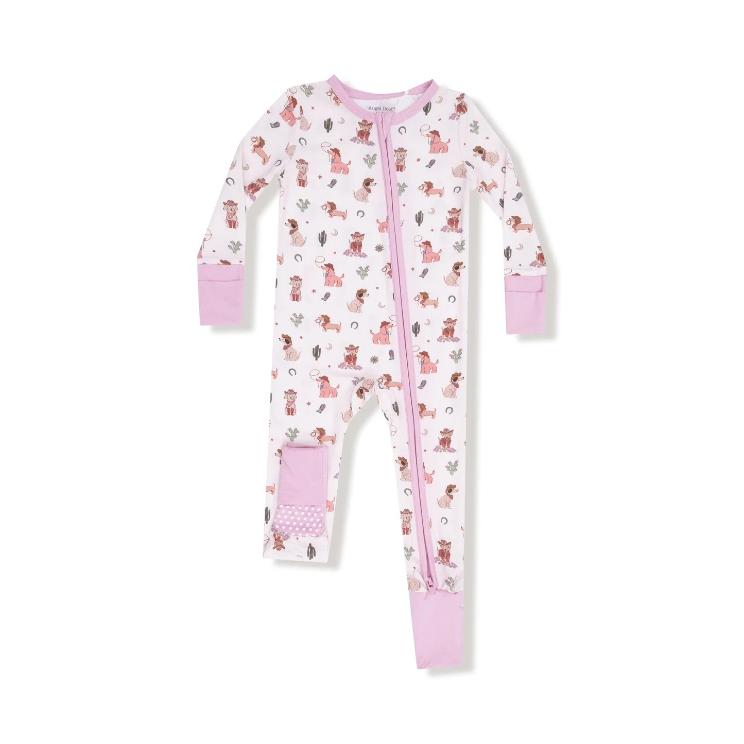 Cowgirl Dogs Zipper Romper