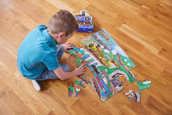 Puzzle-All Aboard Train 36 Piece