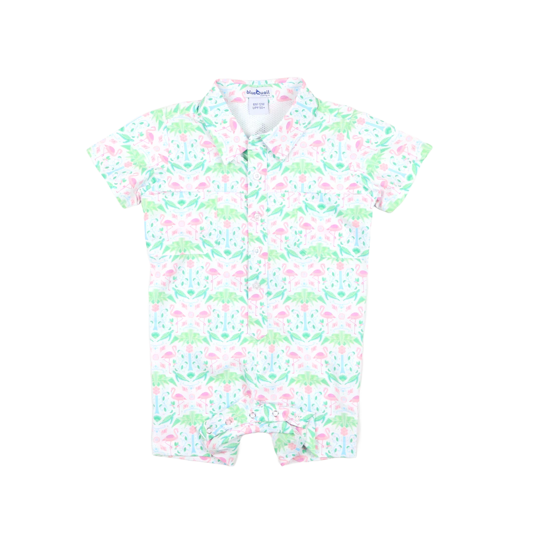 Blue Quail Del Mar Short Sleeve Romper