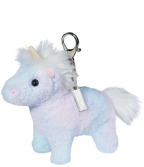 Douglas Unicorn Plush Toy Bag Charm