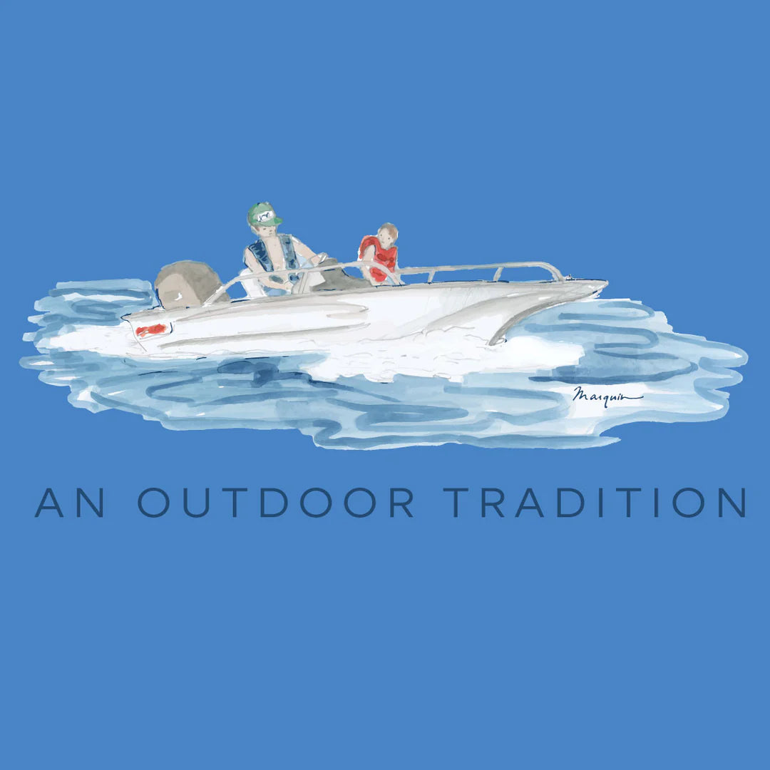Prodoh Performance Tee - Marina Blue Boat