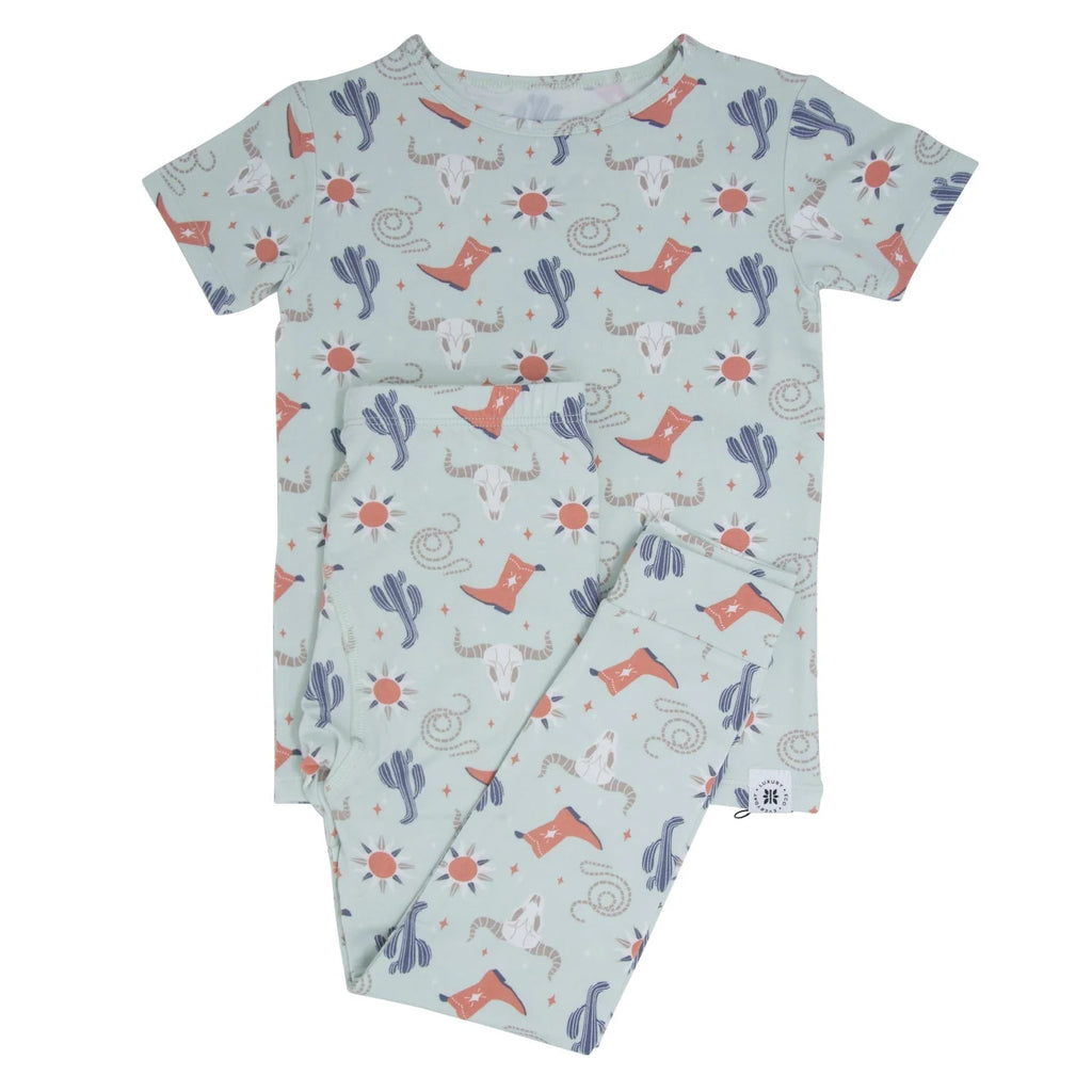 Bulls Boots Lasso Western Big Kid Pajama S/S