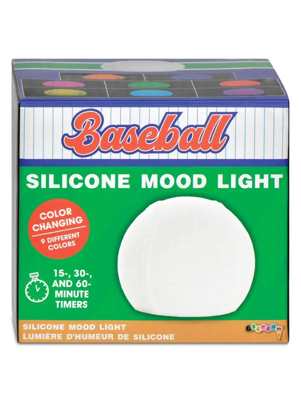Silicone Baseball Night Light