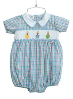 Ruth & Ralph Smocked Egg and Bunny Henry Bubble