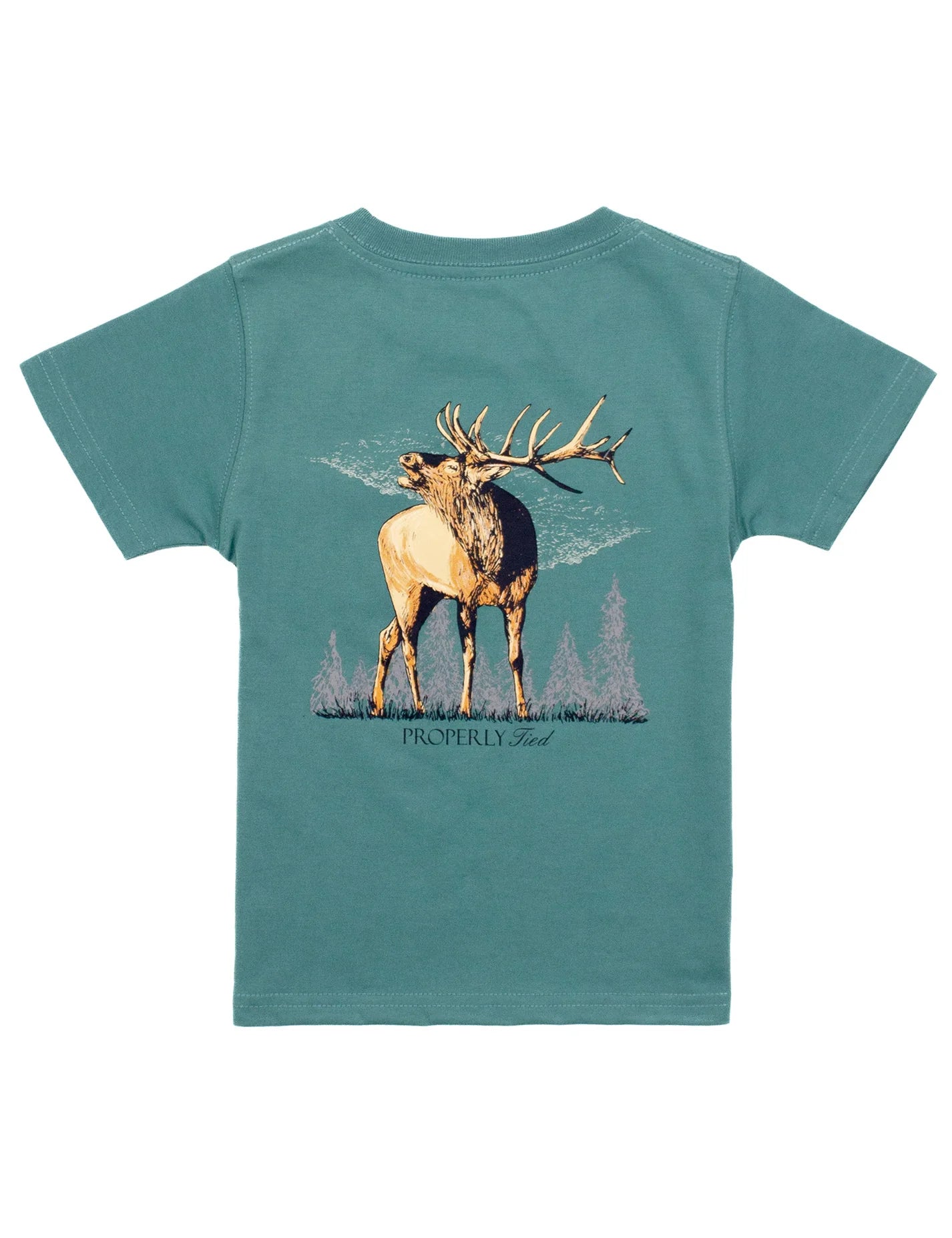 Properly Tied Boys Tee Elk