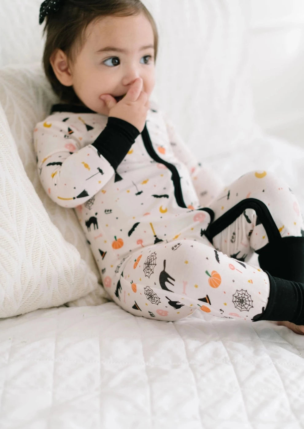 Ollie Jay Double Zip Pajamas- Spooky Scene