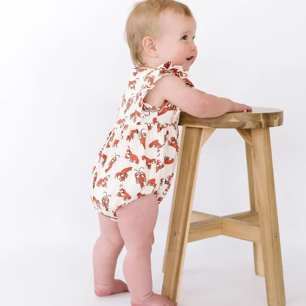 Ollie Jay Betsy Romper in Crawfish