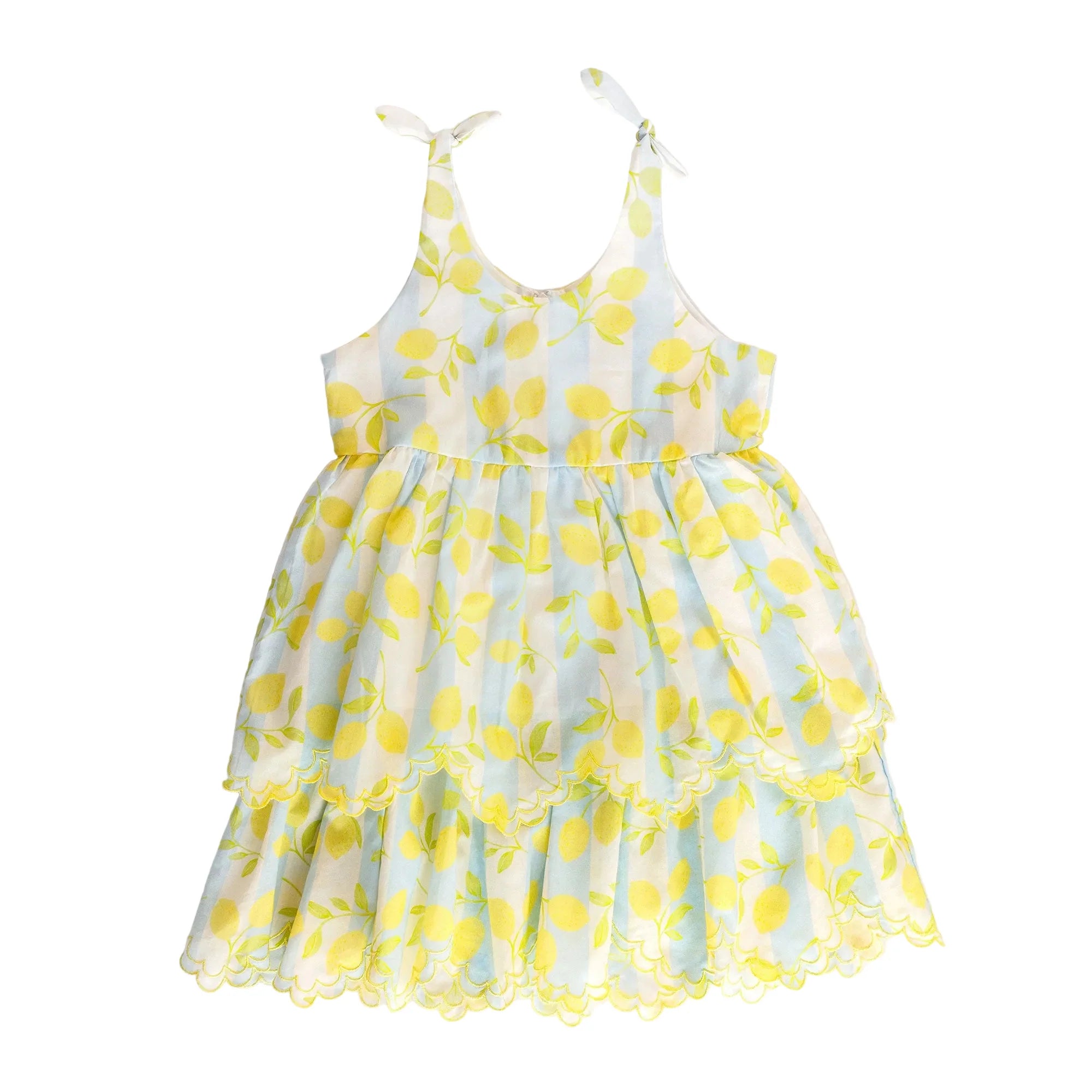 Hollis Baker Finley Dress Blue Lemons