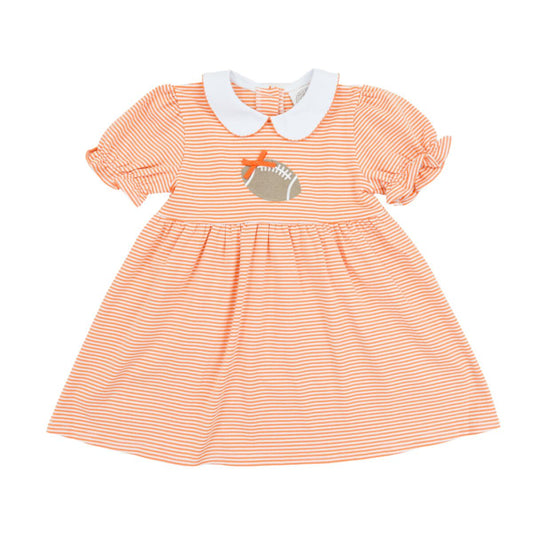 Orange Stripe Football Dress