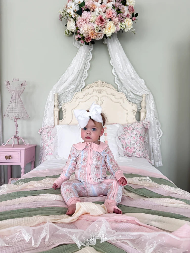 Frillies The Tilly Grace Heirloom Rose Romper