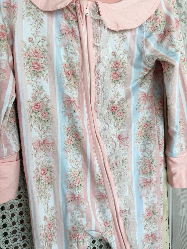 Frillies The Tilly Grace Heirloom Rose Romper