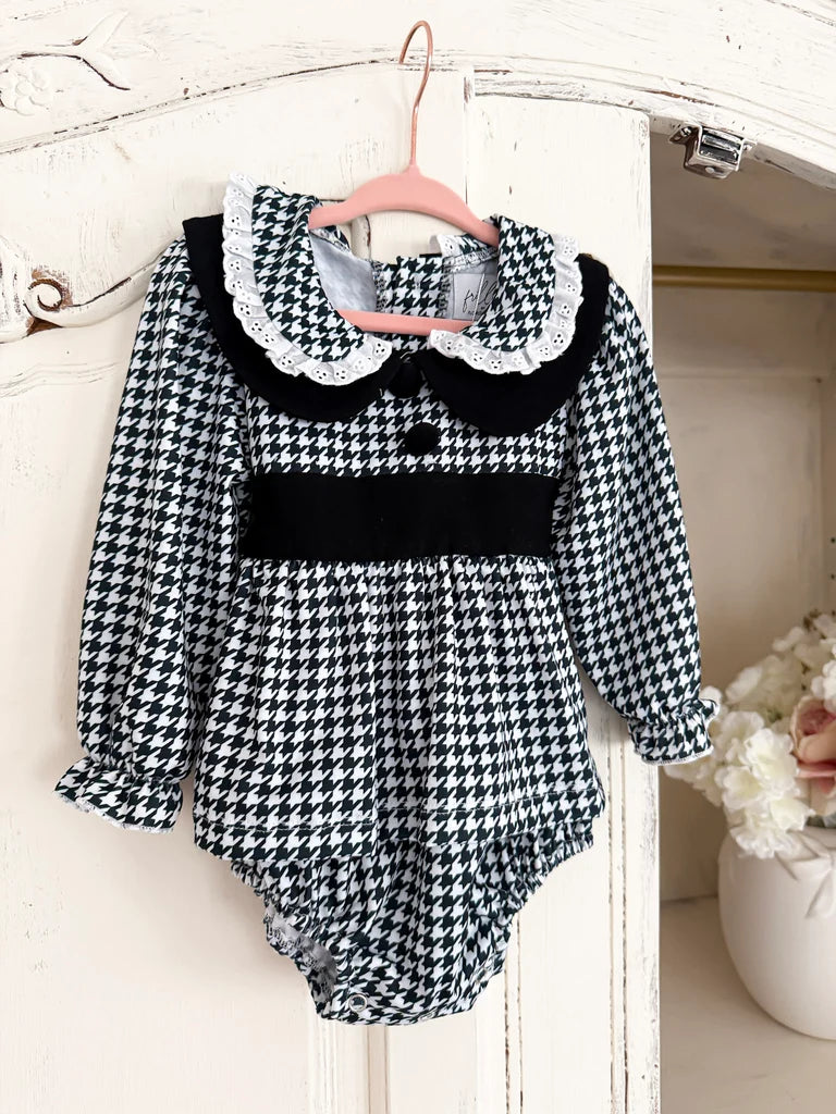 Frillies Harriett Faye Holiday Houndstooth Skirted Bubble