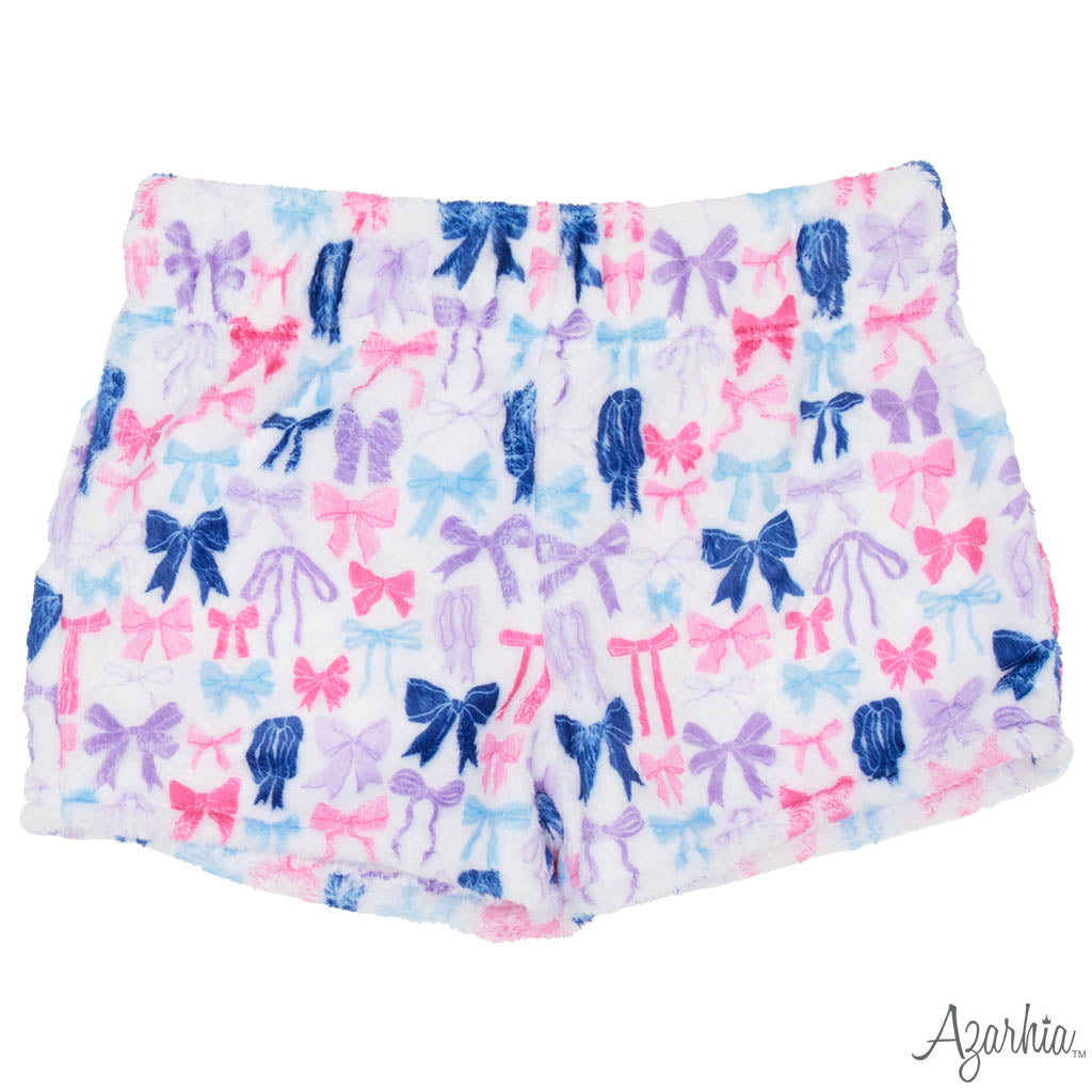 Azarhia Bows Fuzzy Short