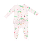 Angel Dear 2 Way Zipper Footie - Golf Things Pink Ruffle