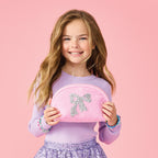 Glitter Bow Cosmetic Bag