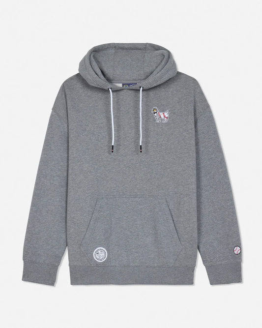 Goat USA Hooded Sweatshirt - Grey Baseball