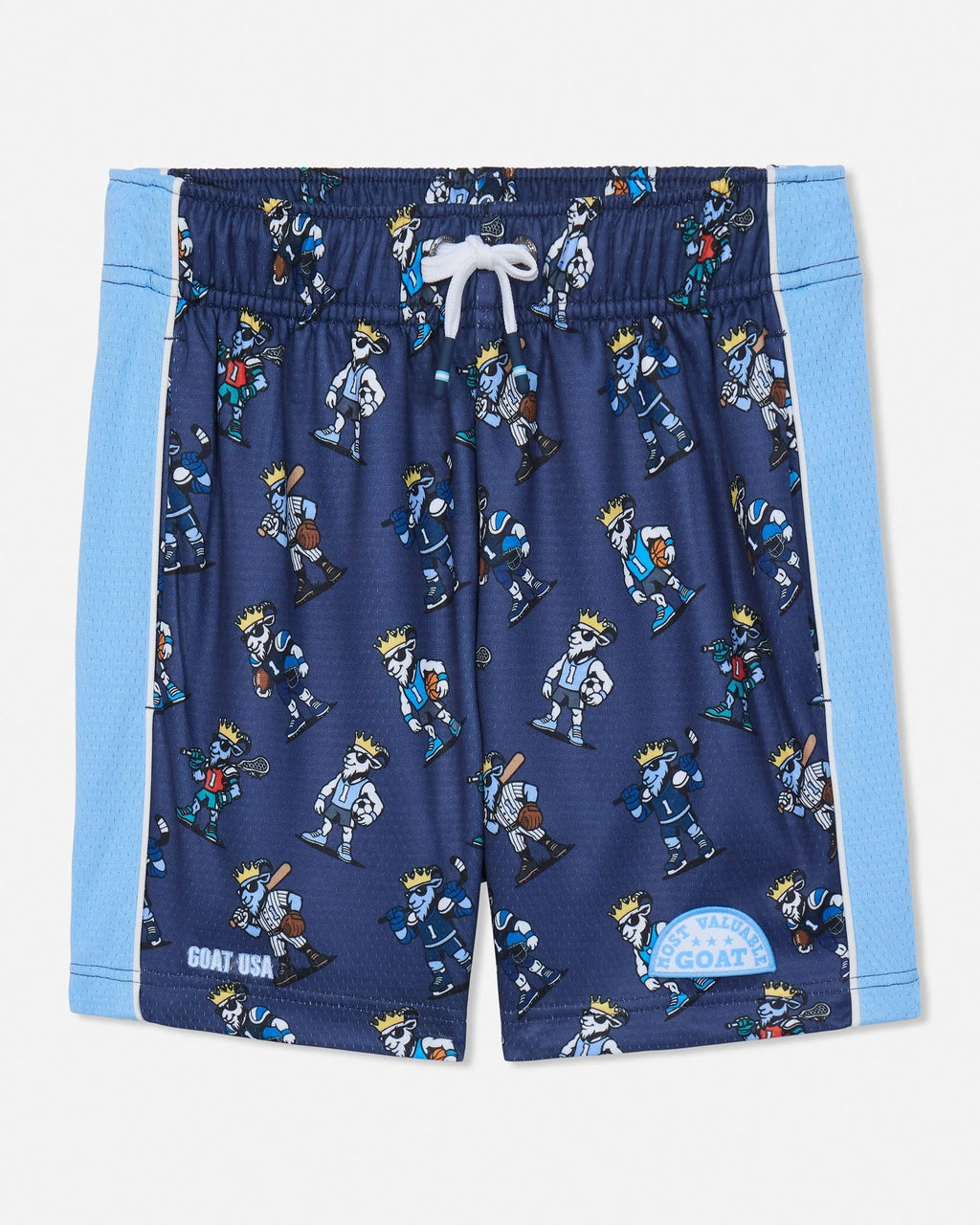 Goat USA Most Valuable Goat AOP Mesh Shorts Navy