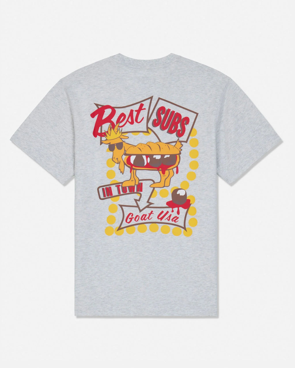 Goat USA Best Subs Tee Pale Gray