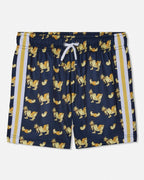 Goat USA Chuck Cheesy AOP Mesh Short Navy Blazer