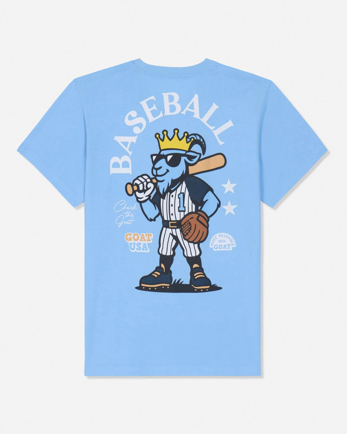 Goat USA Most Valuable Goat Baseball Carolina Blue