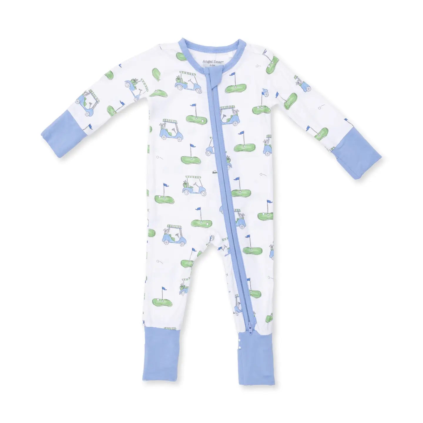Angel Dear Convertible Romper Golf Cart Blue