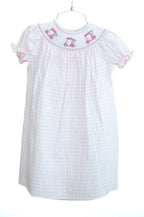Ruth & Ralph Pink Golf Smocked Helen Dress