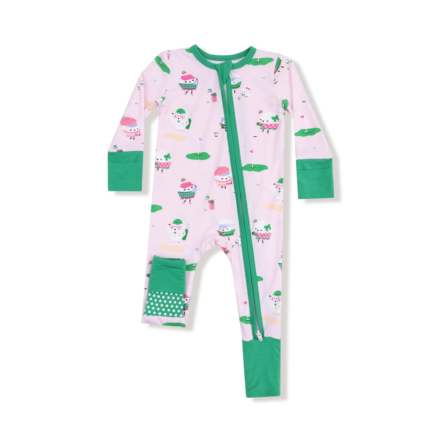 Golf Pros Girls Zipper Romper
