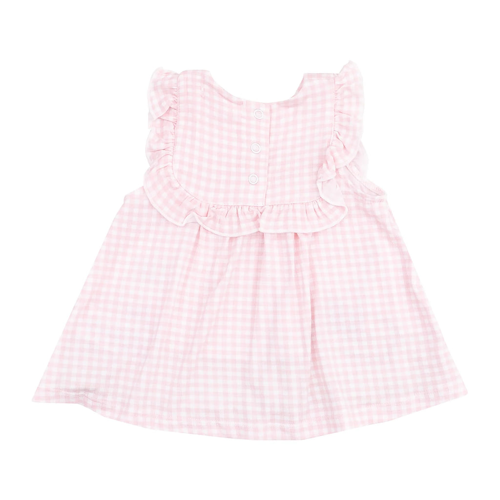 Angel Dear Ruffle Top with Applique & Bloomer - Golf