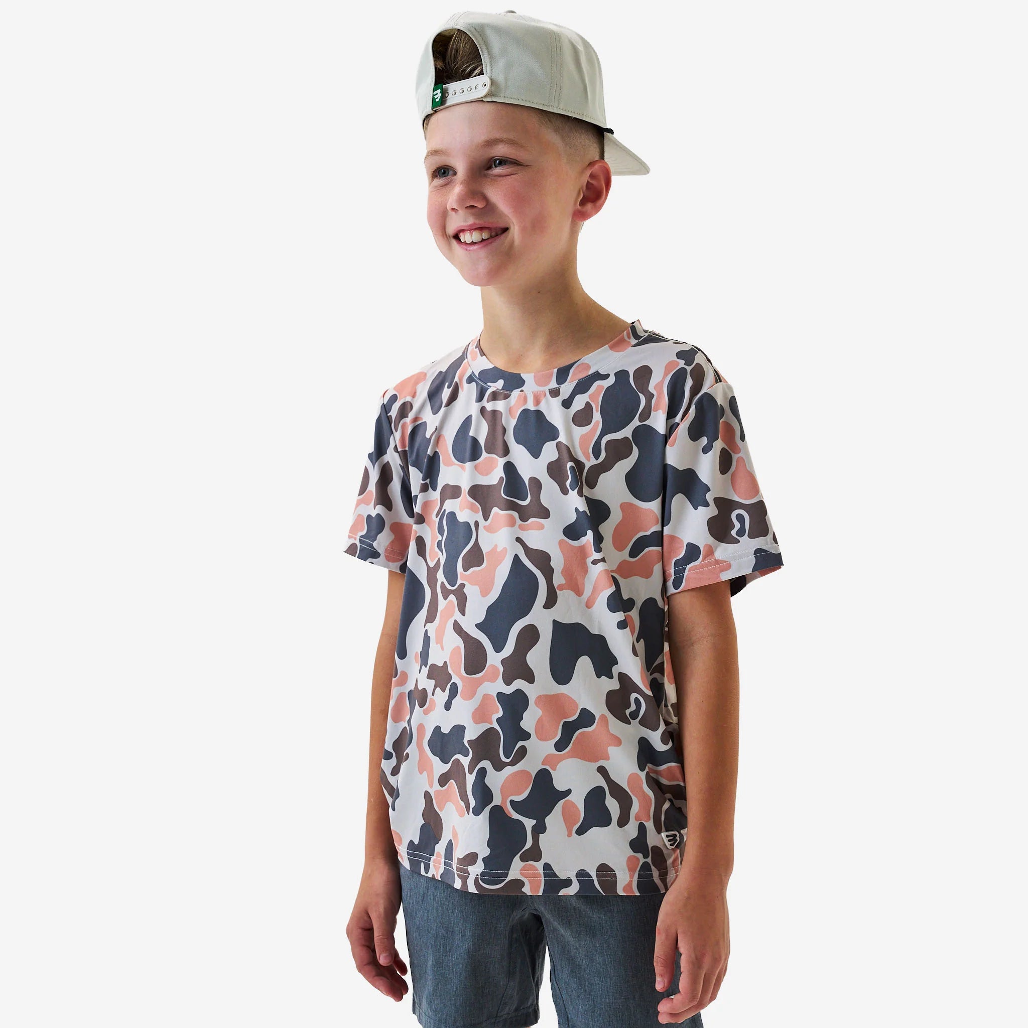 Burlebo Youth Go To Tee Vintage Camo