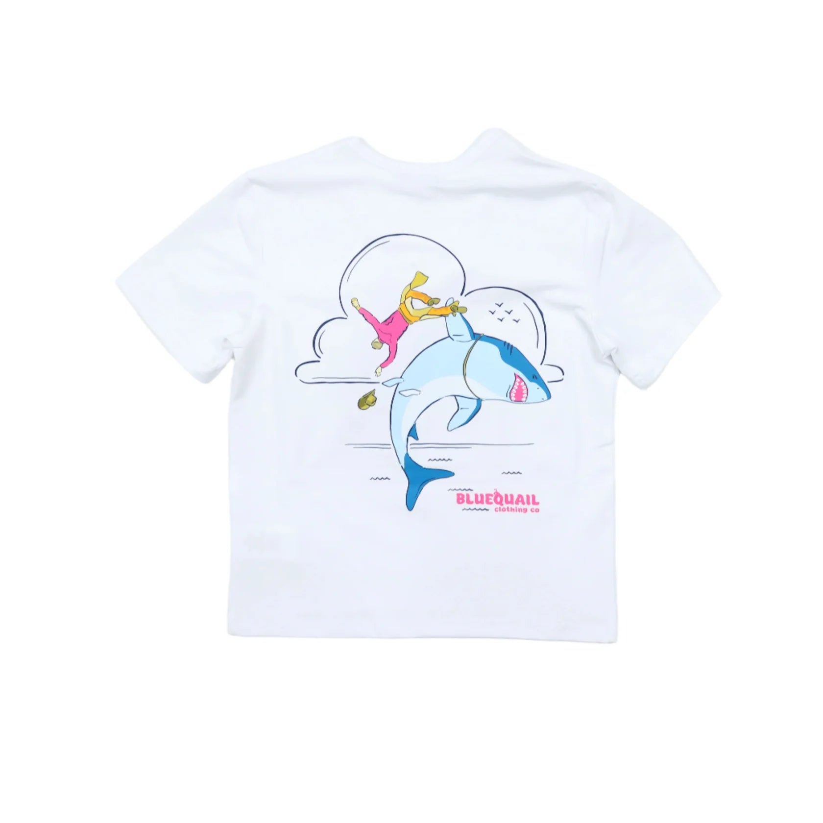 Blue Quail Great White Rodeo Performance Tee