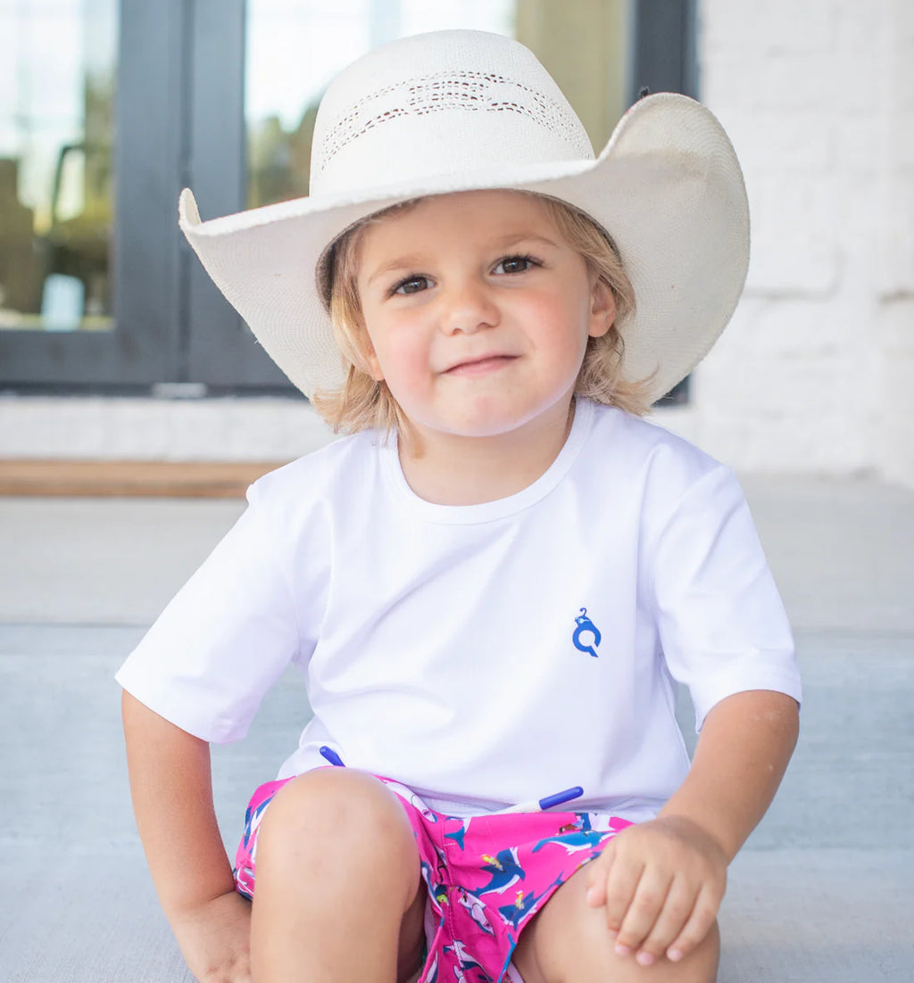 Blue Quail Great White Rodeo Performance Tee