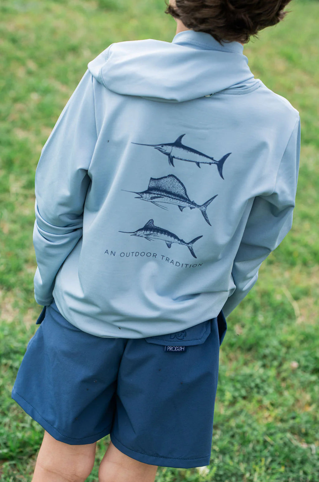 Prodoh Pro Performance Hoodie - Blue Gray