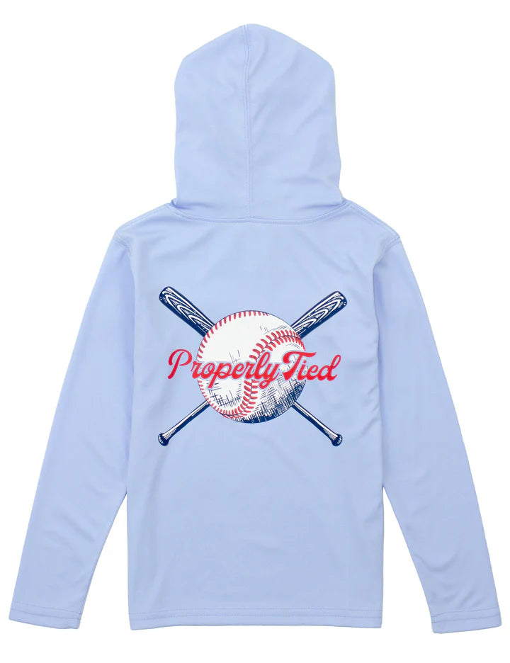 Properly Tied Boys Shade Performance Hoodie Play Ball