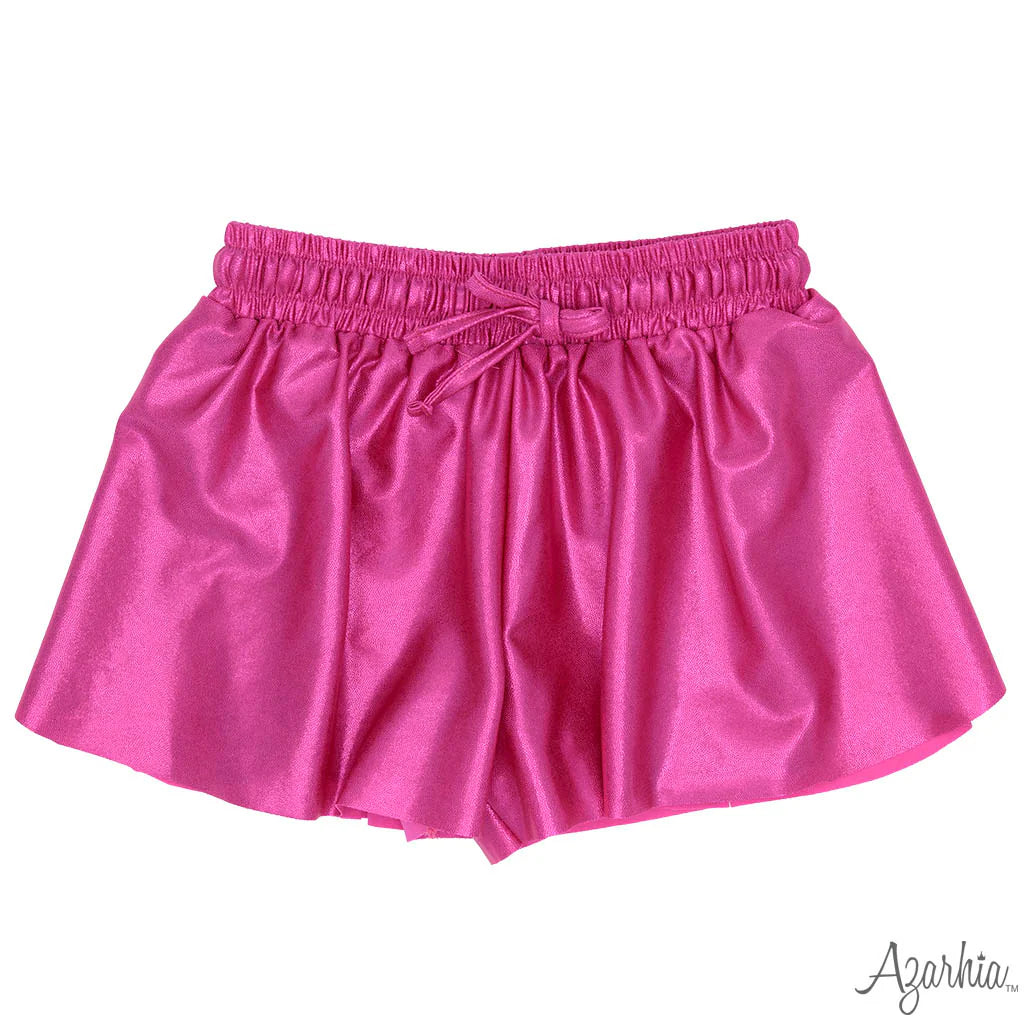 Azarhia Hot Pink Shimmer Butterfly Short