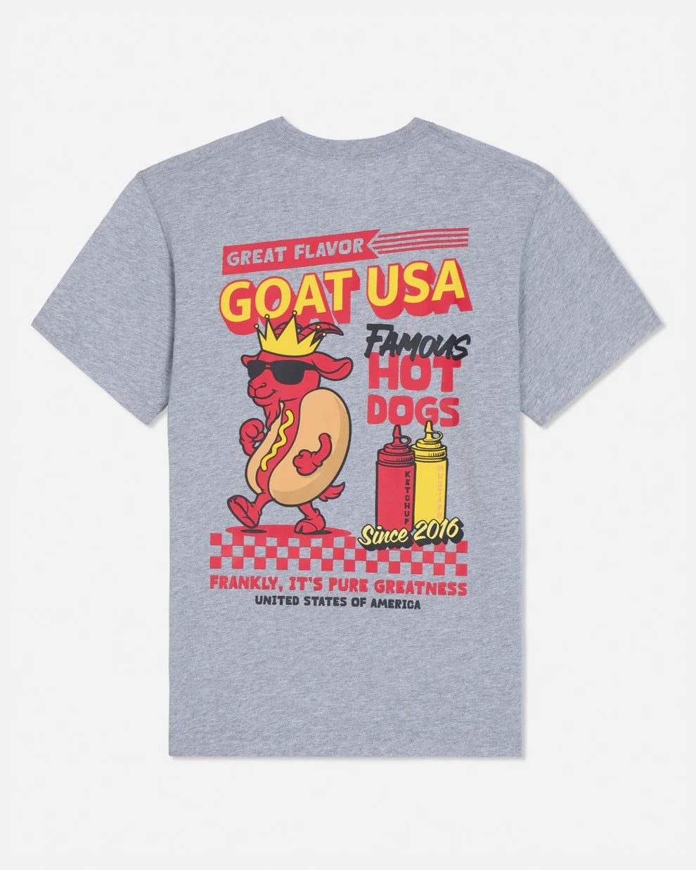 GOAT Boys Famous Hot Dogs Tee