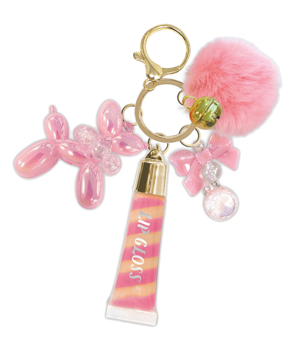 Trendy Lip Gloss with Key Chain