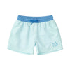 Prodoh Aqua Blue Striped Swim Trunk