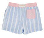 The Beaufort Bonnet Co Turtle Bay Swim Trunks- Sea Wall Stripe