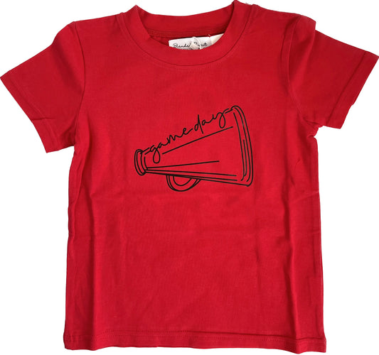 Blended Spirit Red Black Megaphone Tee