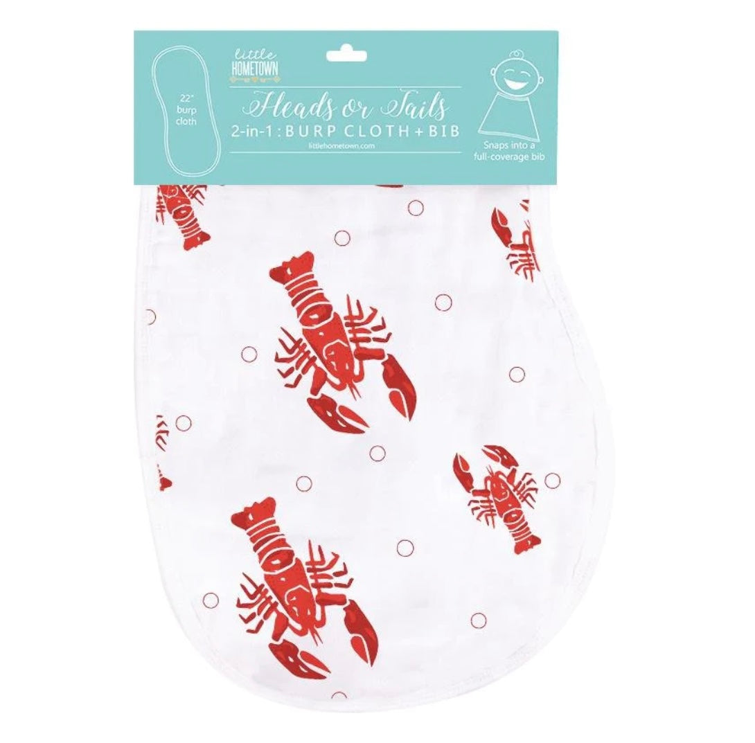 Little Hometowns 2-in-1 Burp Cloth/ Bib