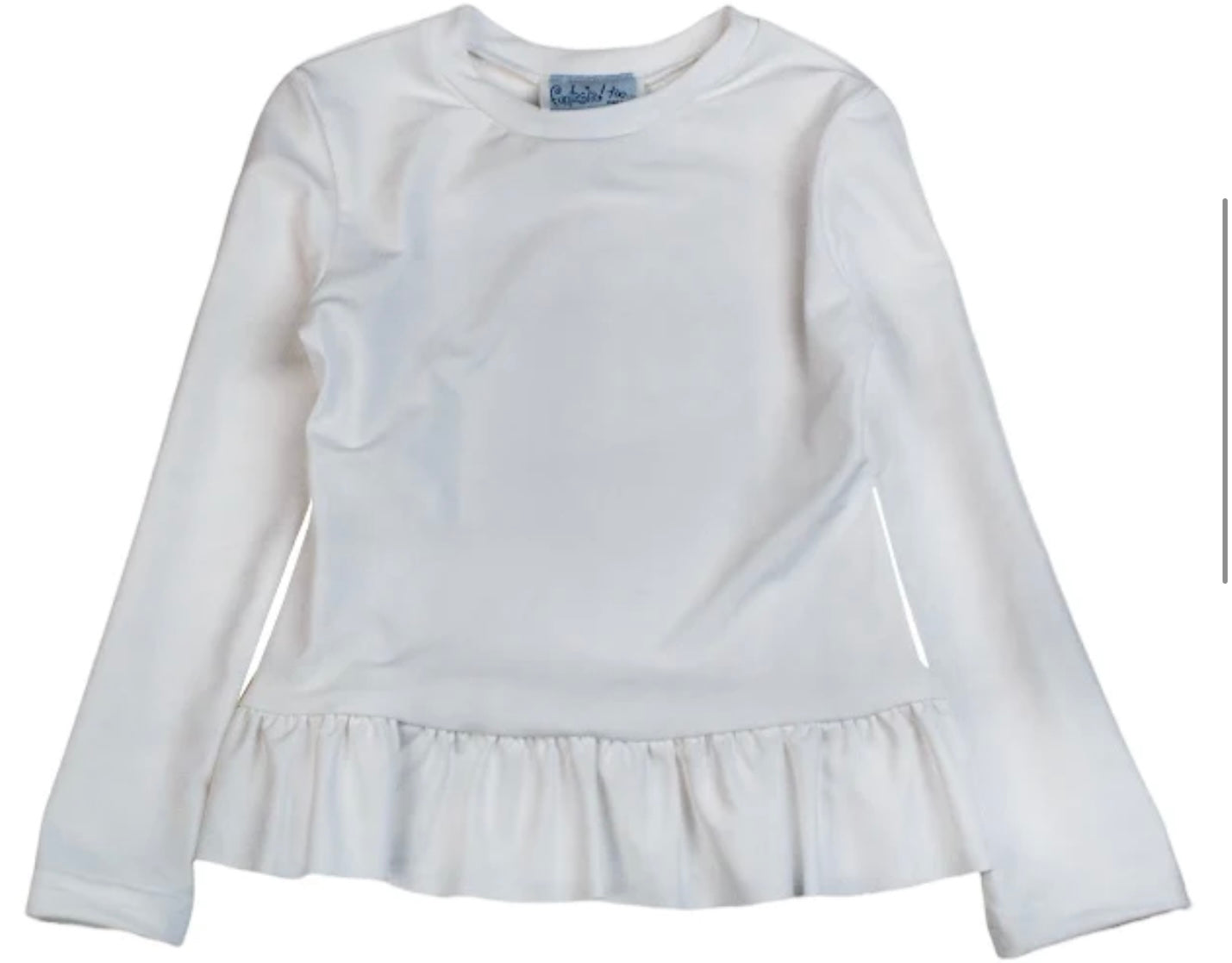 Funtasia Too Ruffle Rashguard - White