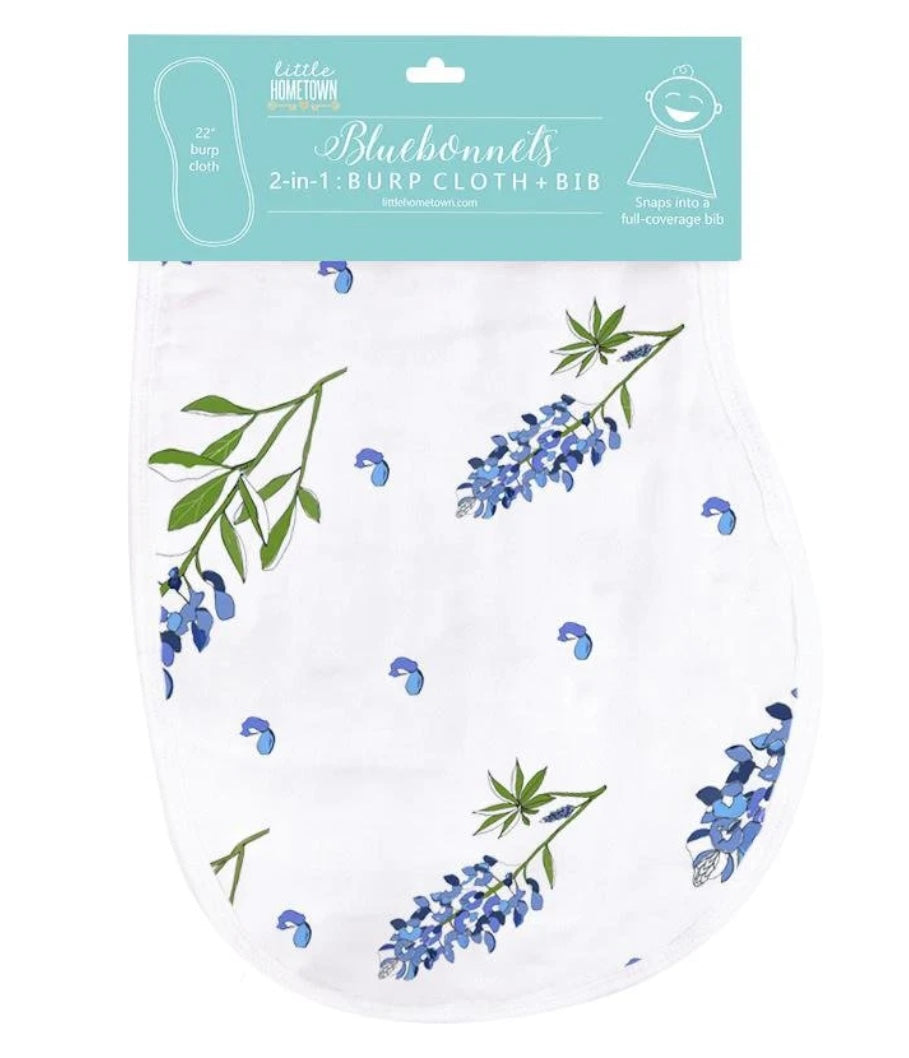 Little Hometowns 2-in-1 Burp Cloth/ Bib