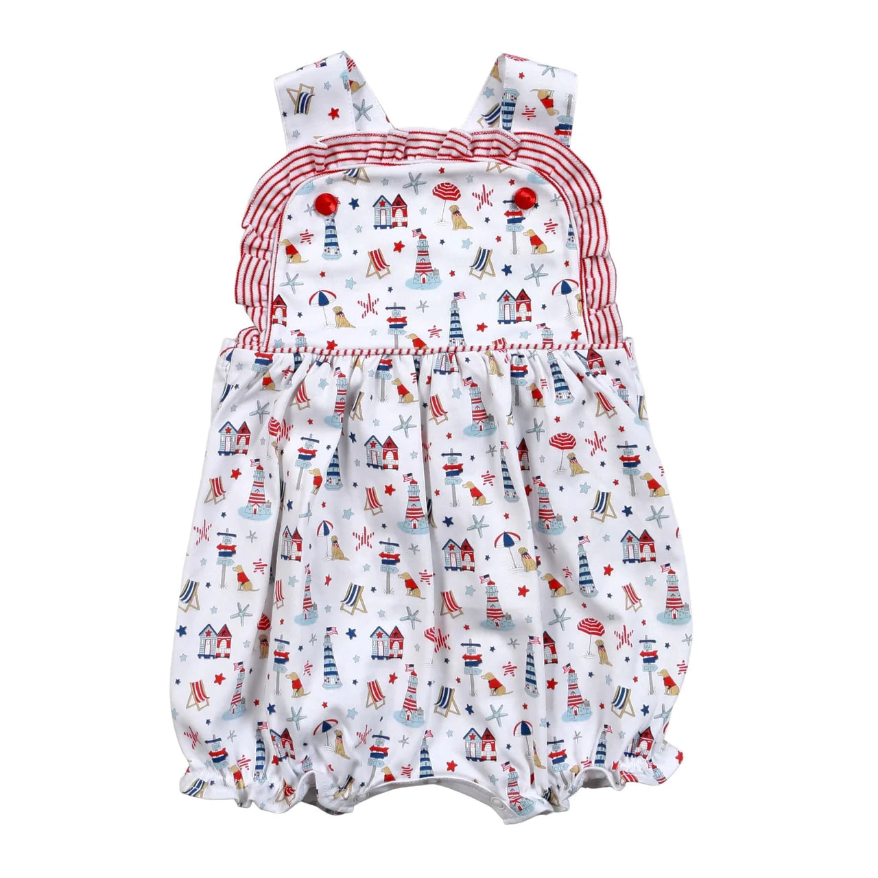 Baby Loren Patriotic Day Sunsuit