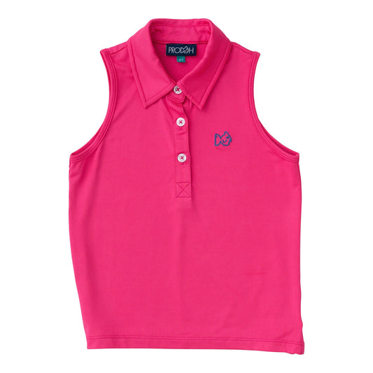 Girls Sleeveless Pro Performance Polo