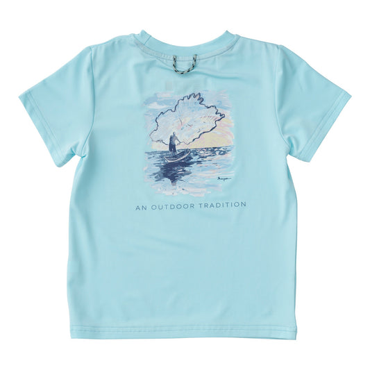 Prodoh Pro Performance Fishing Tee- Aqua-esque