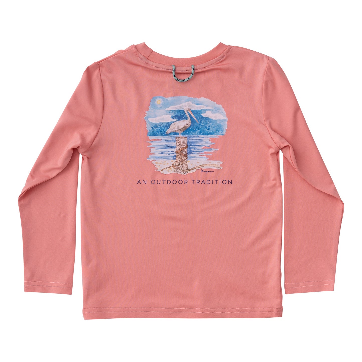 Prodoh Long Sleeve Pro Performance Fishing Tee- Shell