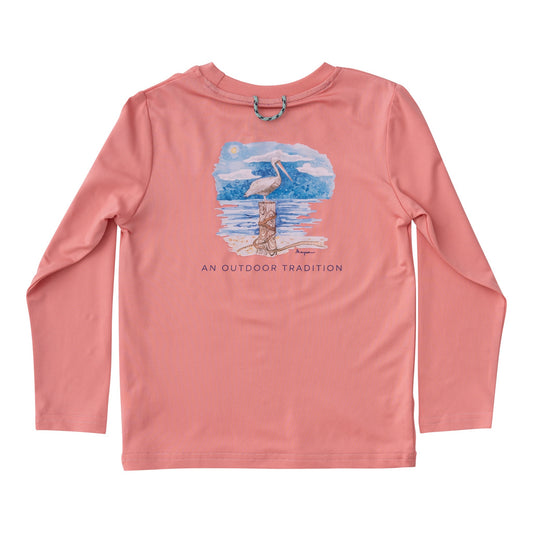 Prodoh Long Sleeve Pro Performance Fishing Tee- Shell