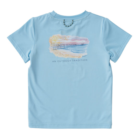 Prodoh Pro Performance Fishing Tee Sky Blue