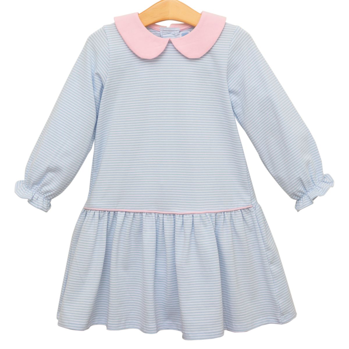 Katherine Dress - Light Blue/Pink