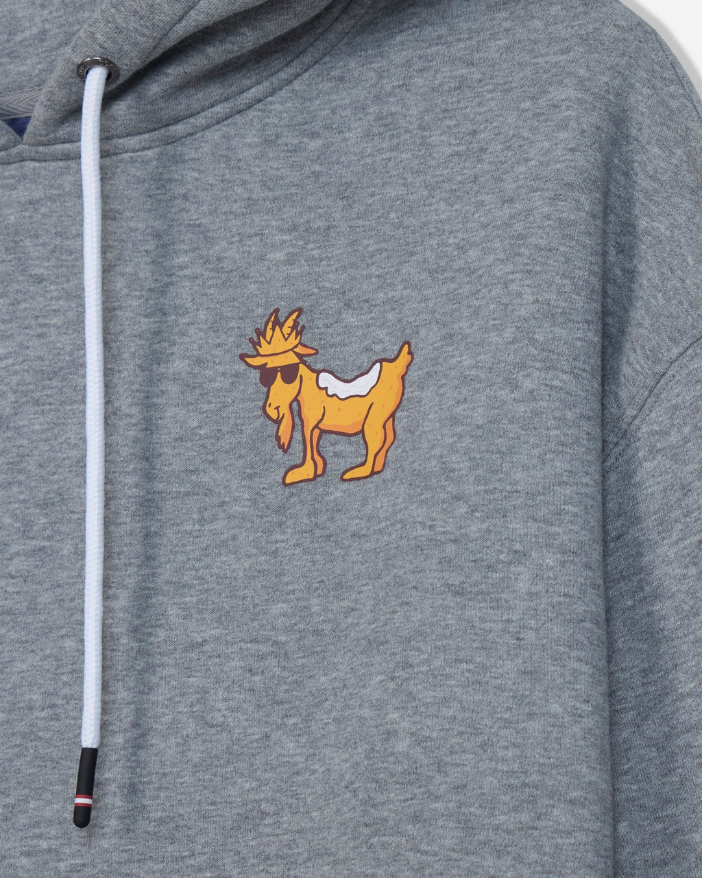 Goat USA Hooded Sweatshirt-Gray Chicken Nuggie